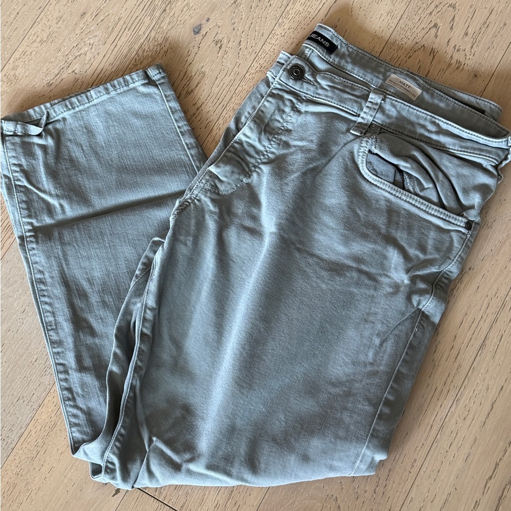 Mavi Straight Men’s Jeans in Faded Seafoam Green